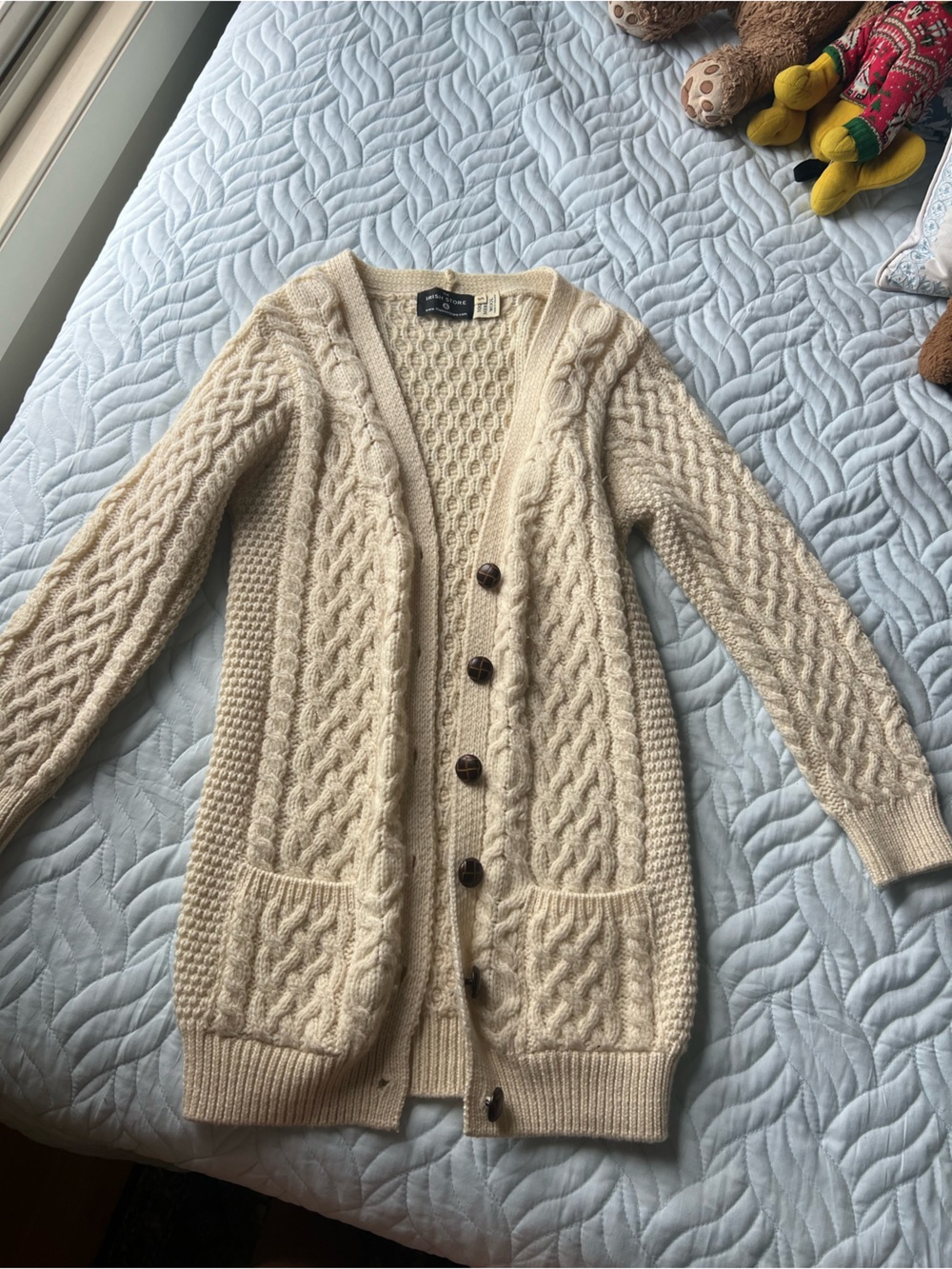 Irish Store Merino Wool Cardigan Size Small